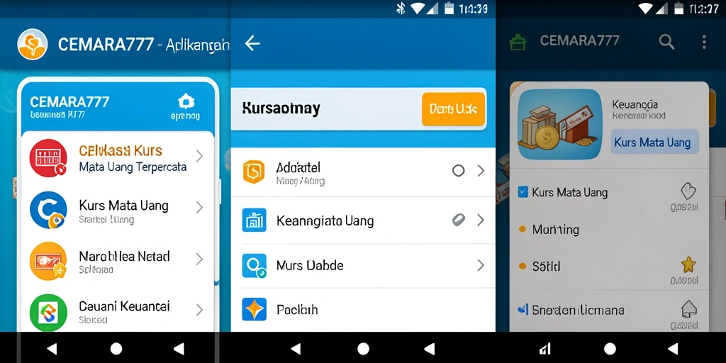 Tampilan antarmuka CEMARA777 yang sederhana dan fungsional.
