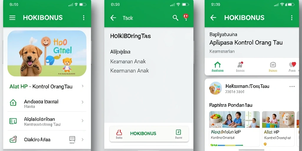 Tampilan antarmuka HOKIBONUS yang sederhana dan mudah dimengerti.