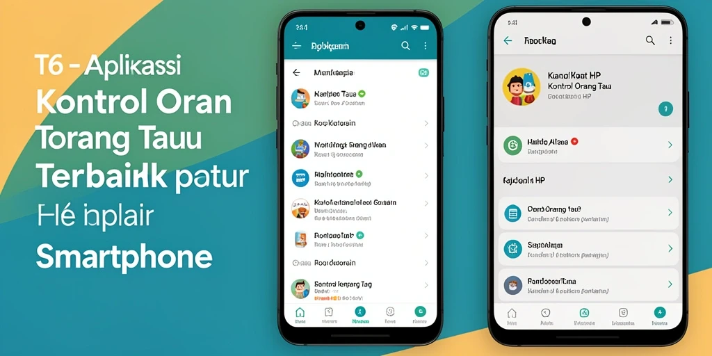 Antarmuka T6 yang bersih dan mudah dipahami untuk kontrol orang tua.